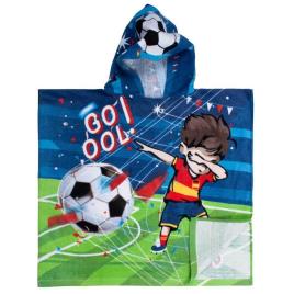 Poncho-Toalha Com Capuz Secaneta Futebolista 60 X.