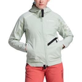 Adidas Terrex Utilitas Rain Jacket Verde XL Mulher