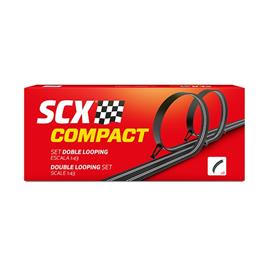 Scalextric Compact Set Faixas Doble Looping 1:43