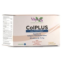 Colplus com fortigel suporta músculos e ossos 30 saquetas de 383.33mg - Vbyotics