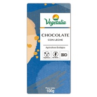 Chocolate ao leite orgânico 100 g - Vegetalia