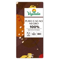 Chocolate amargo 100% orgânico 100 g - Vegetalia
