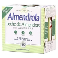 Pack de bebida vegetal de amêndoa sem açúcar 6 unidades de 1L - Almendrola