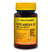 vitamina natural e 400ui 60 pérolas - Nature Essential