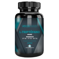 L-triptofano com magnésio e vitaminas do complexo B 100 cápsulas vegetais - Vecos