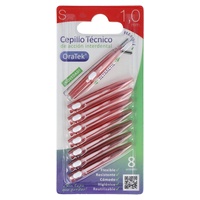 Escova interdental retrátil 1mm 8 unidades - Oratek