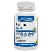 Biotina 400mcg 60 comprimidos de 400µg - Polaris