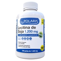 Lecitina de soja 1200mg 200 pérolas de 200mg - Polaris