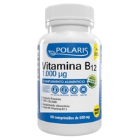 Vitamina B12 1000mcg 60 comprimidos de 1000µg - Polaris