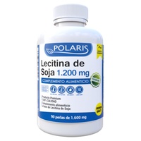 Lecitina de soja 1200mg 90 pérolas de 200mg - Polaris