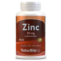 Citrato de zinco 30mg 120 comprimidos - Naturbite