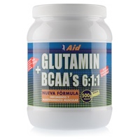 Glutamina + Bcaa Neutro 500 g de pó - Just Aid