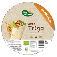 Tortilha de trigo vegana orgânica 4 unidades de 45g - Nutri Aliments