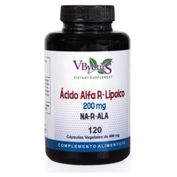 Ácido alfa-r-lipóico 120 cápsulas vegetais de 496mg - Vbyotics