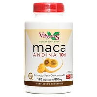 maca andina 120 cápsulas de 898mg - Vbyotics