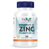 bisglicinato de zinco 180 cápsulas de 546mg - Vbyotics