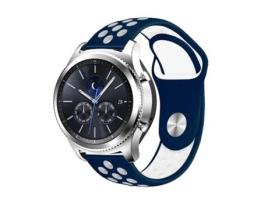 Bracelete Desportiva para Amazfit Gts 4 Azul Escuro / Branco