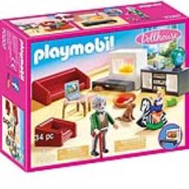 Playset Dollhouse Living Room Playmobil 70207 (34 pcs)