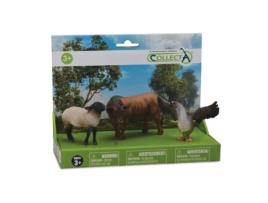 Conjunto Bonecos COLLECTA 3 Animais Quinta