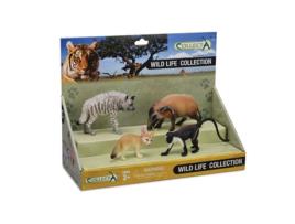 Conjunto Bonecos COLLECTA 4 Animais Selvagens
