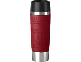 Garrafa Térmica  Travel Mug Grande Vermelho