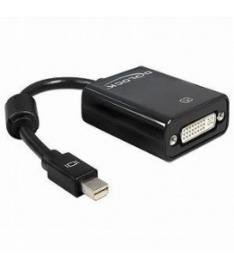 Conversor  Mini DisplayPort Macho DVI Femea Preto