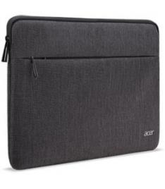 Protective sleeve dual tone dark gray with front pocket for 14
