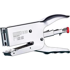 Agrafador Alicate 50 Folhas 24/6-8 e 26/6-8 Cromado Novus B39