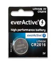 Pilhas everActive Lithium CR2016 3V