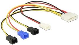 Cabo de Alimentação 4Pin Molex > 4x 2Pin 20cm