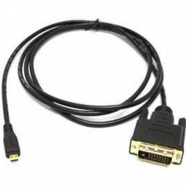 NTECH CAI069MHDVI1M CABO CONVERSOR MICRO HDMI M PARA DVI-D M 4K 1M PRETO