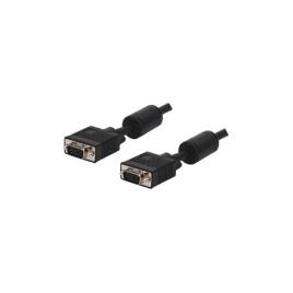 Cabo VGA Blindado com 10 metros e duas fichas macho DB15 pinos macho.