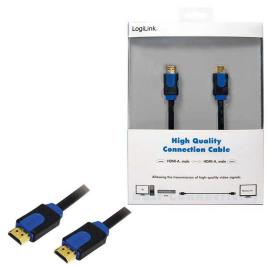 Logilink Cabo De Vídeo Hdmi M/m 3d 5 M One Size Blue / Black