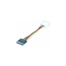 Cabo de alimentação com 15 cm Serial ATA, converte uma ficha de alimentação standart para o novo interface Serial ATA.