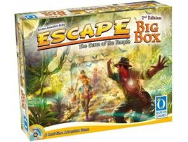 Jogo de Tabuleiro QUEEN GAMES Escape: The Curse of the Temple - Big Box 2nd Edition (Inglês - Idade Mínima: 8)