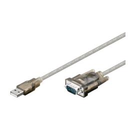 ADAPTADOR USB 2.0 A MACHO RS232 9 PINOS, 1.5m