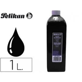 Tinta para Almofadas de Carimbos Pelikan Frasco 1 Litro Preta