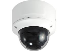 LEVELONE - Fixed Dome IP Network Camera: 8-Megapixel: H.265/264: 4.3X Optical Zoom: 802.3af PoE: IR LEDs: two-way audio: Indoor/Outdoor: Vandalproof