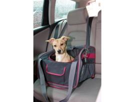 Transportadora para Cães e Gatos  Dobrável (Cinzento - 41x34x30cm - Nylon - S - Porte Pequeno)