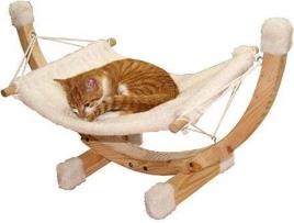 Cama para Gatos  (Castanho - 34x73x36cm - Madeira)