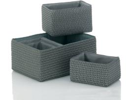 Cesto  21783 (Cinzento - Retangular)