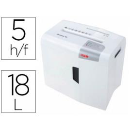 Destruidora De Papel Corte Partículas 5 Folhas SHREDSTAR X5 HSM