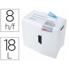 Destruidora De Papel Corte Partículas 8 Folhas SHREDSTAR X8 HSM