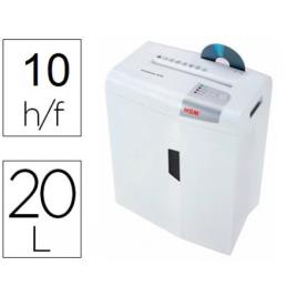 Destruidora De Papel Corte Partículas 10 Folhas SHREDSTAR X10 HSM