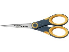Tesoura WESTCOTT Antiaderente Cinzento e Amarelo (Titânio - 18 cm)