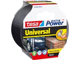 Fita Adesiva TESA Extra Power Universal Recarga (Preto - 10 m)