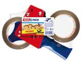 Porta Rolo Tesa Embalagem p/ Rolos de 66Mtx 50mm-2 Rolos Fita Castanha
