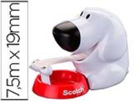 Desenrolador Scotch de Secretaria Doggy C31 de 19mm X7,5 Mt Inclui Rolo de Fita Magic