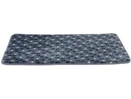 Cama Poliéster e pelucía Cinzento e Azul para Cães (90x68 cm)