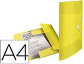 Capa Esselte Gomas Tres Solapas Colour Ice Polipropileno Din A4 Cor Amarelo
